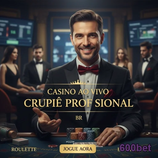 Jogos de cassino ao vivo na 600bet com crupiês profissionais.