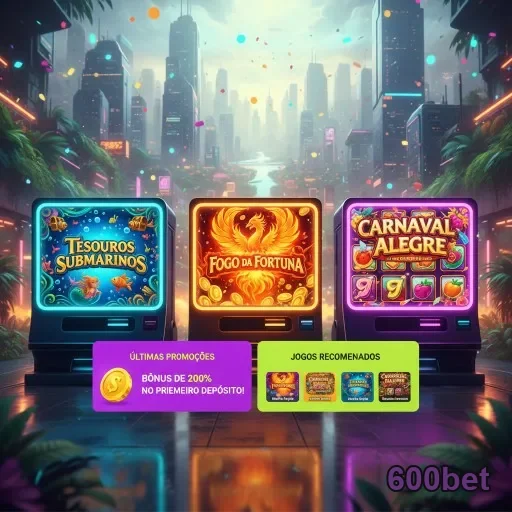 Máquinas de jogos do aplicativo 600bet com promoções VIP.