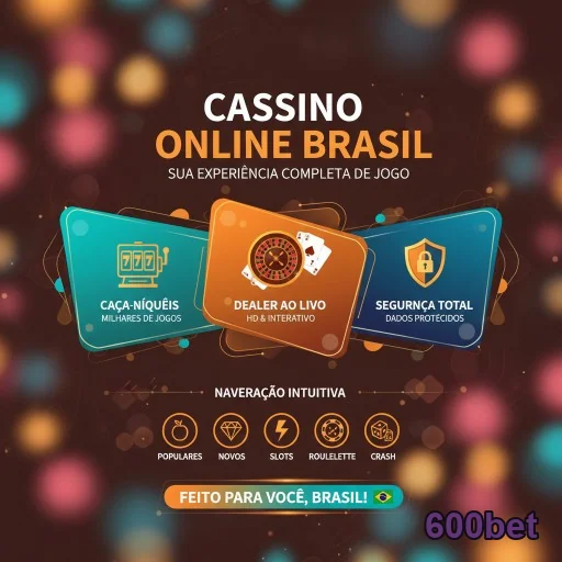 Imagem da 600bet mostrando serviços VIP de cassino online.
