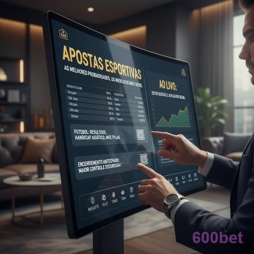 Jogador utilizando monitor para acessar serviços VIP na 600bet.