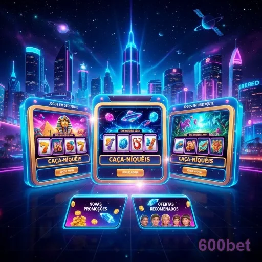 Imagem de caça-níqueis destacados da 600bet com prêmios.